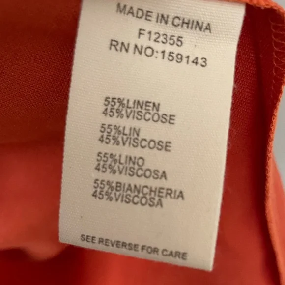 NWT NORDSTROM FRNCH Paris Wrap Woven Dress Linen Blend.  Business Casual - Picture 7 of 8